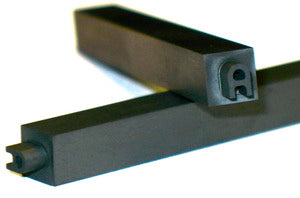 Graphite EDM Letter "A" Electrode