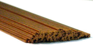 Precision Copper EDM Electrode Tube .1181" OD X .019" ID X 12" L