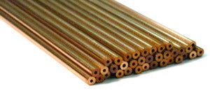 Drawn Copper EDM Electrode Copper Tube .220" OD x .125" ID X 12" L