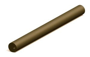 Poco EDM-C3 Isomolded Graphite Roto Tube .432"DIA x 6"L